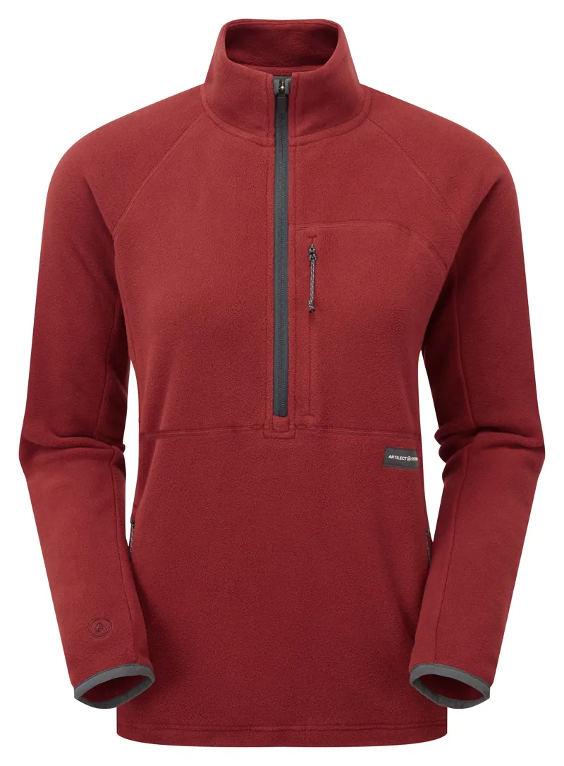 Artilect Womens Halfmoon Bio Pullover Fired Brick